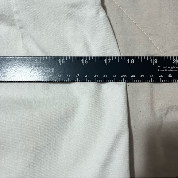 Free People Boho White Belted Mini Jean Skirt Women’s Size 10 - Picture 11 of 12